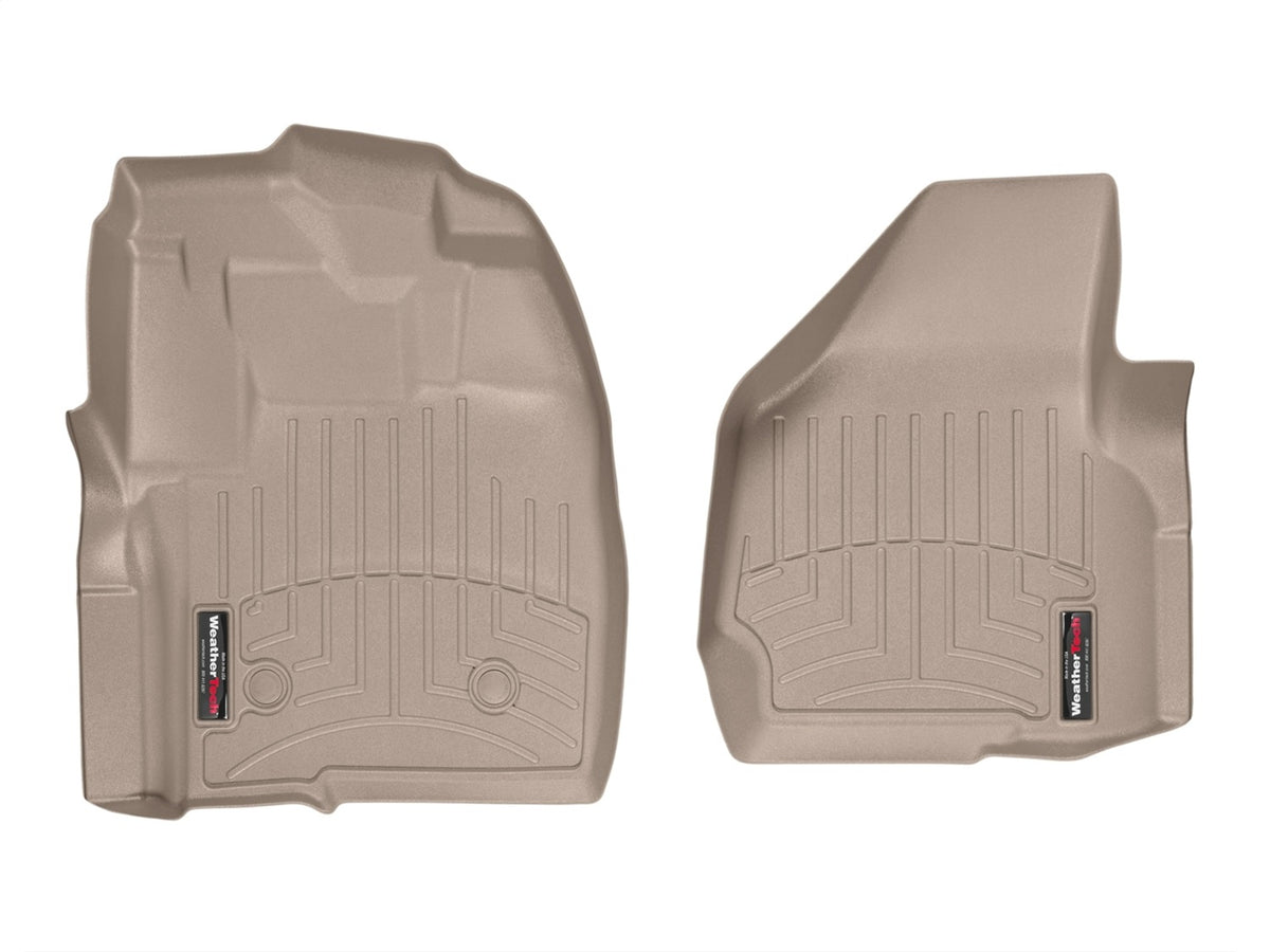 Weathertech - FloorLiner™ DigitalFit® - Tan Front 12-16 Ford F-250 / 12-16 Ford F-350 - 455821