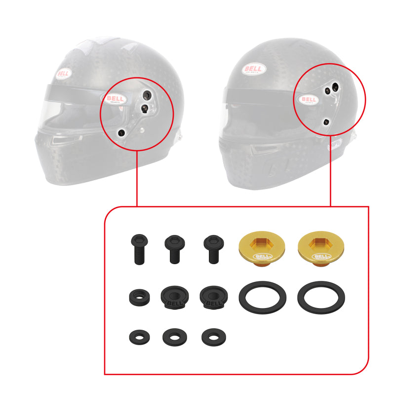 Bell SV (SE07/SE077/SE06) Pivot Kit - Red - 2020073