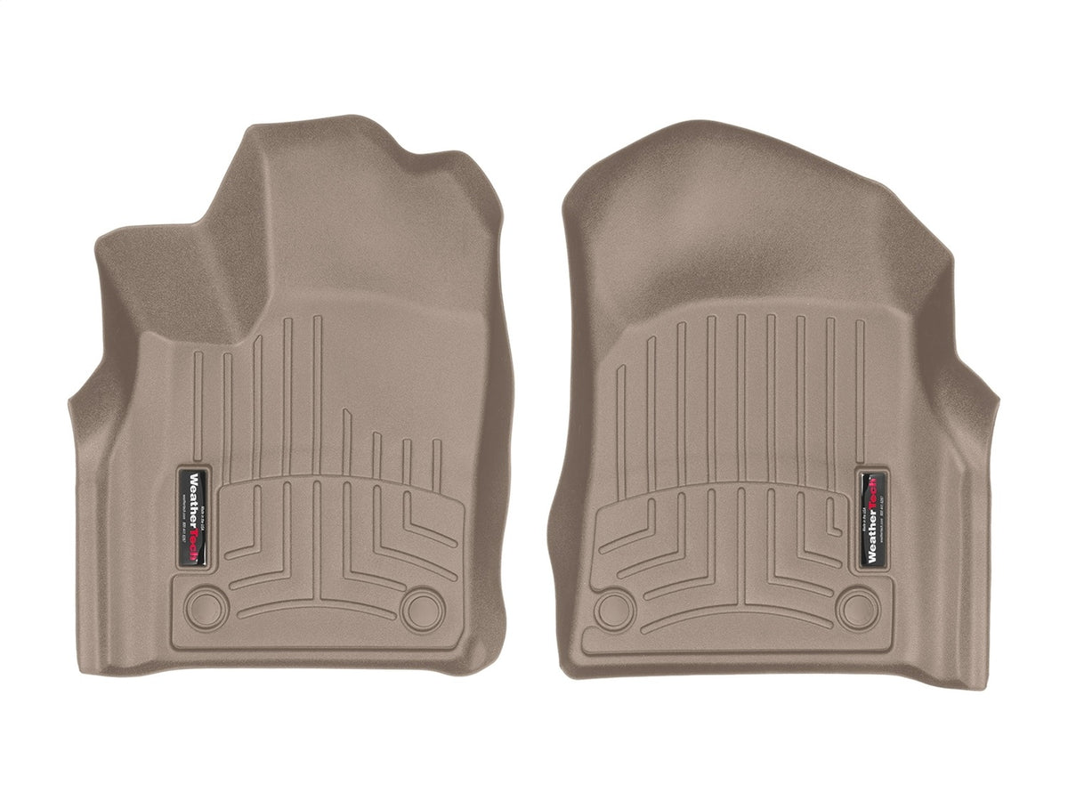 Weathertech - FloorLiner™ DigitalFit® Tan Front & Rear Set 16-26 Dodge Durango / 16-21 Jeep Grand-Cherokee / 22 Jeep Gra