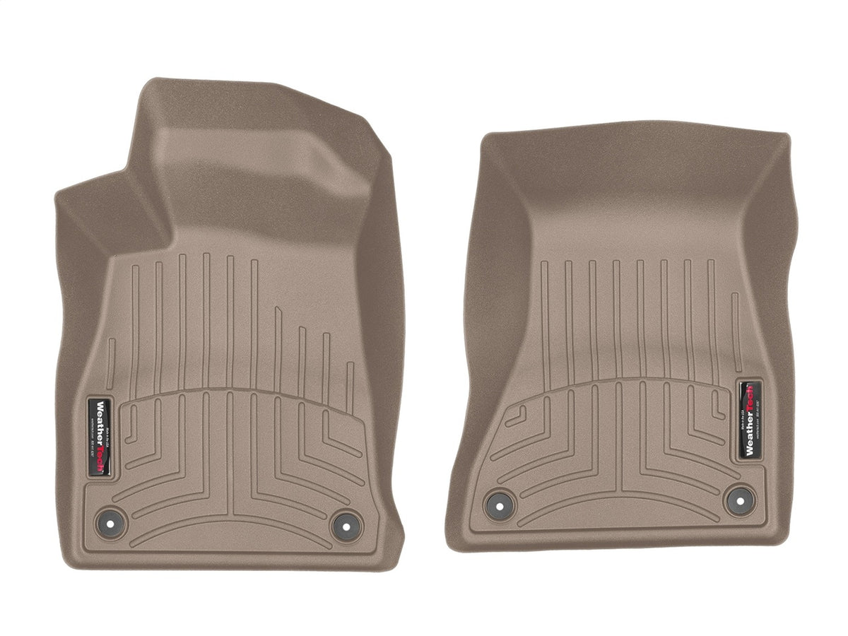 Weathertech - FloorLiner™ DigitalFit® Tan Front & Rear Set 18-19 Audi A5 / 18-19 Audi RS5 / 18-19 Audi S5 - 45937-1-2