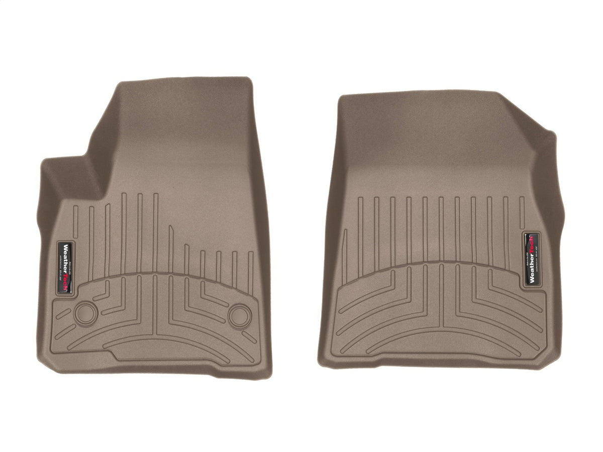 Weathertech - FloorLiner™ DigitalFit® Tan Front & Rear Set 17-25 Cadillac XT5 - 45955-1-2