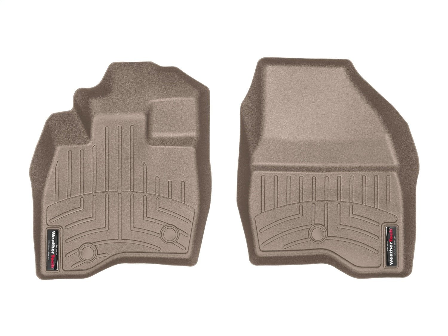 Weathertech - FloorLiner™ DigitalFit® Tan Front & Rear Set 17-19 Ford Explorer - 459811-453594
