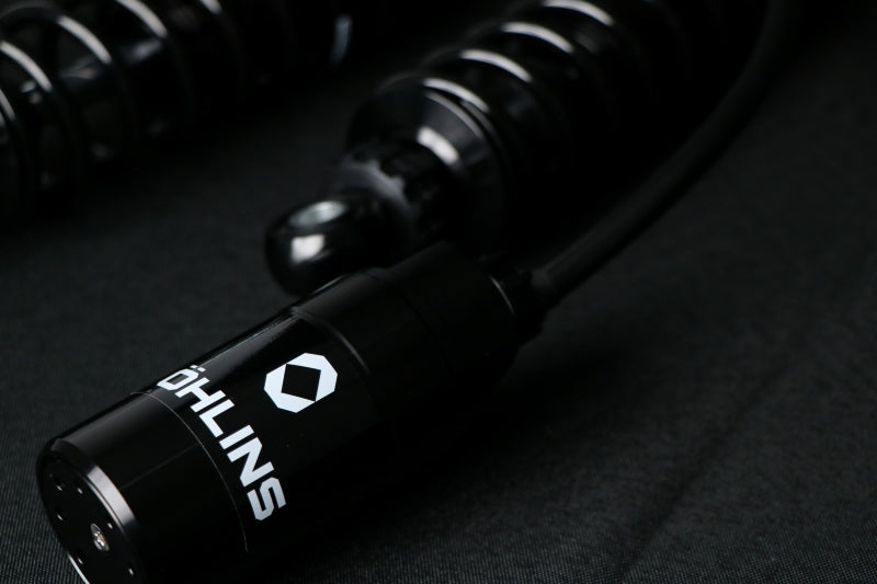 Ohlins 14-26 Harley FL Touring STX 36 Twin Blackline 12in Blk Reservoir Shocks - Standard Springs - HD 050