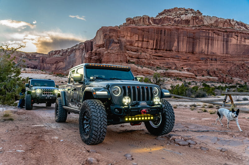 Oracle Jeep Wrangler JL/Gladiator JT Integrated Windhsiled LED Light Bar System - 5917-023