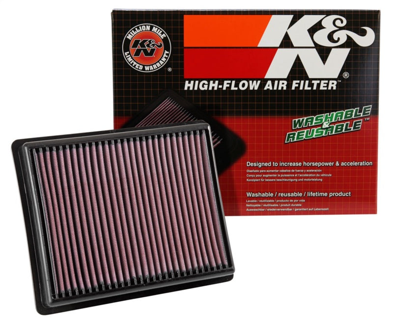 K&amp;N 14-17 Opel Vivaro B L4-1.6L DSL Replacement Drop In Air Filter - 33-3054