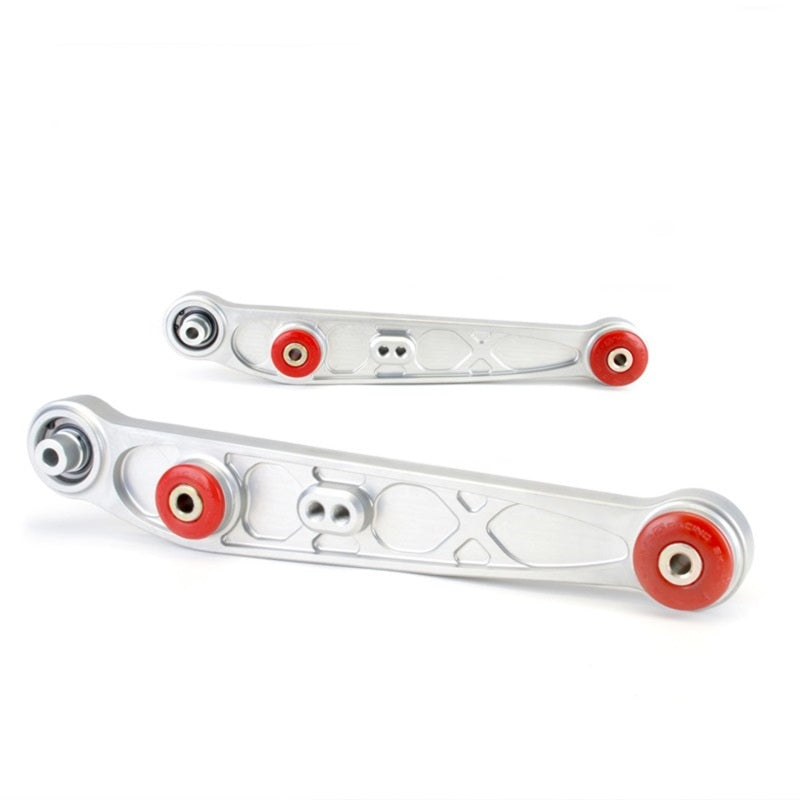 Skunk2 Honda/Acura EG/DC Alpha Series Rear Lower Control Arm Set - Clear - 542-05-1105 for 1990-2001 Acura Integra - angle vi