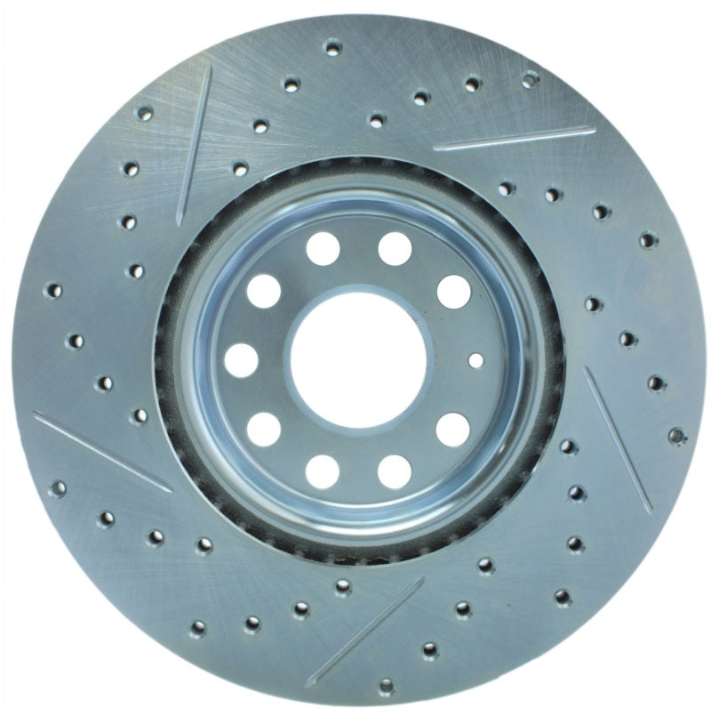 StopTech Select Sport 06-17 Volkswagen Jetta Slotted &amp; Drilled Front Left Rotor - 227.33098L