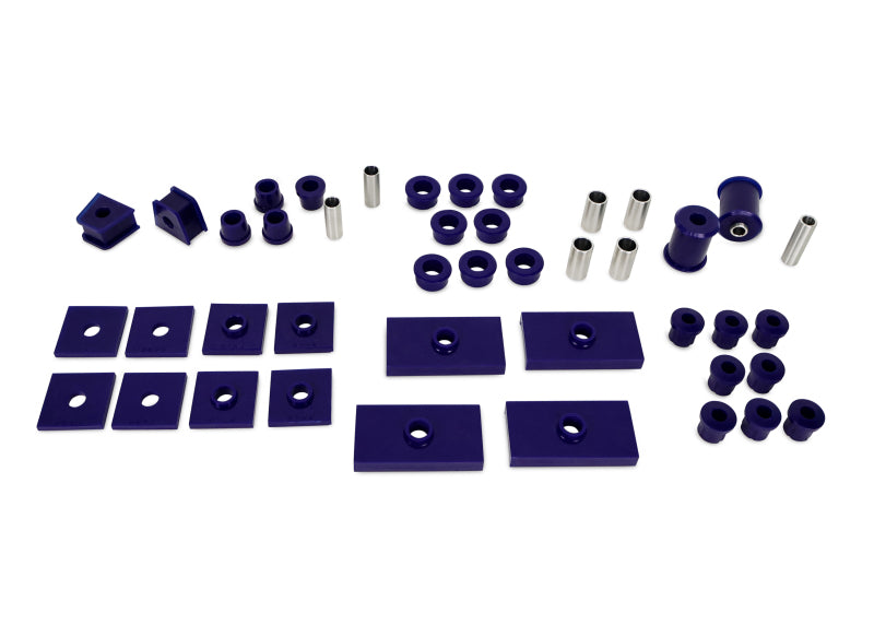 SuperPro 1962-1974 MG MGB Base Front and Rear Suspension Bushing Kit - KIT5119SSK