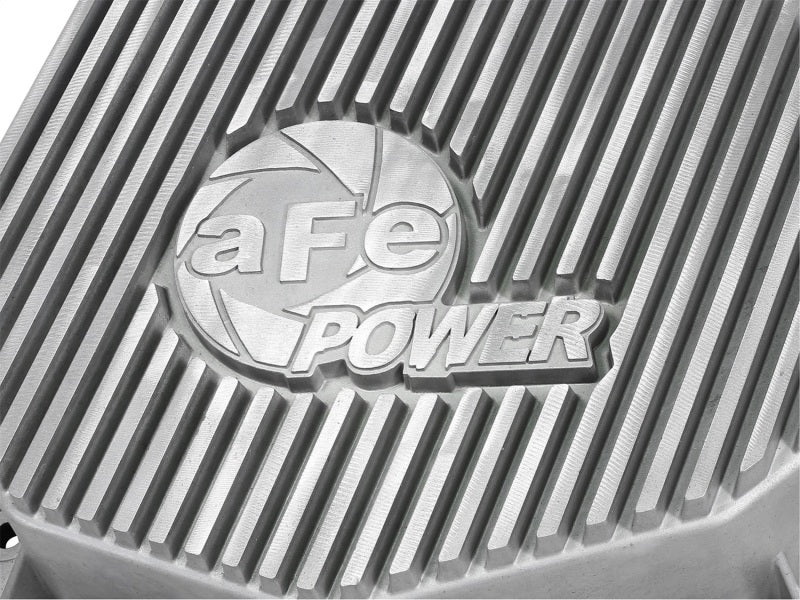 afe Rear Differential Cover (Raw; Street Series); Dodge Diesel Trucks 03-05 L6-5.9L (td) - 46-70090