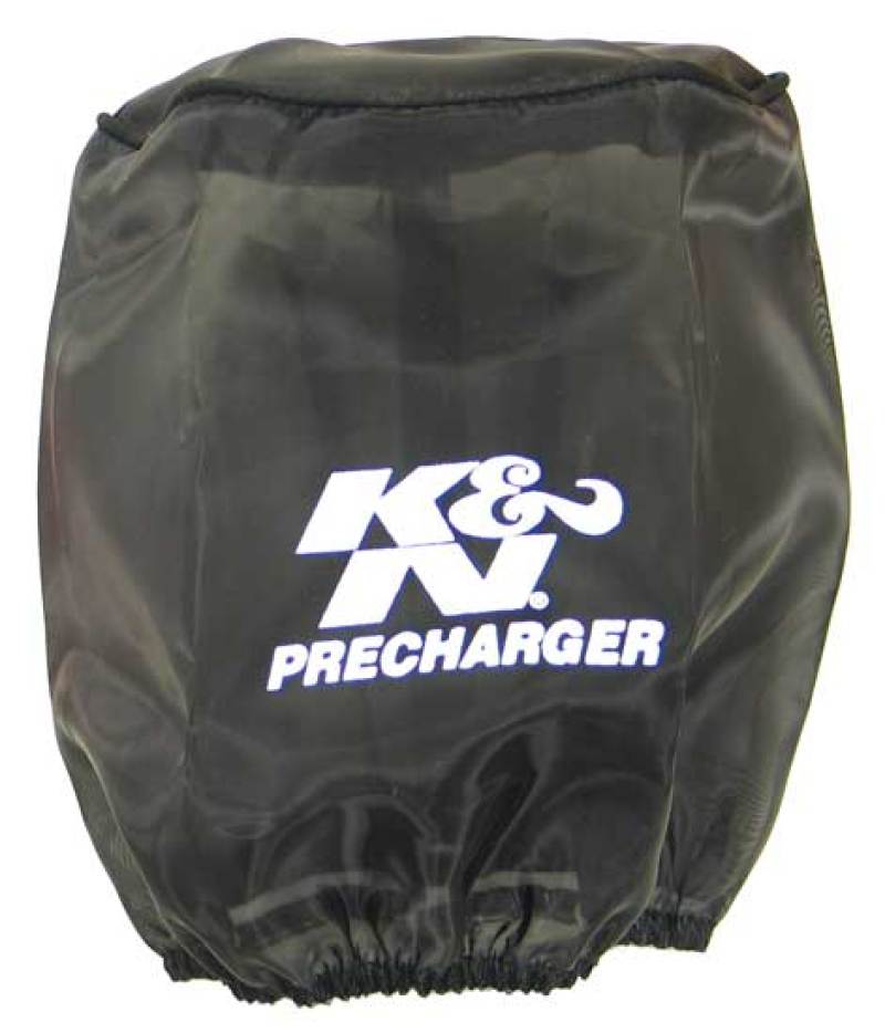 K&amp;N Precharger Air Filter Wrap Round Straight Black 5in ID x 6in Height - RU-3480PK