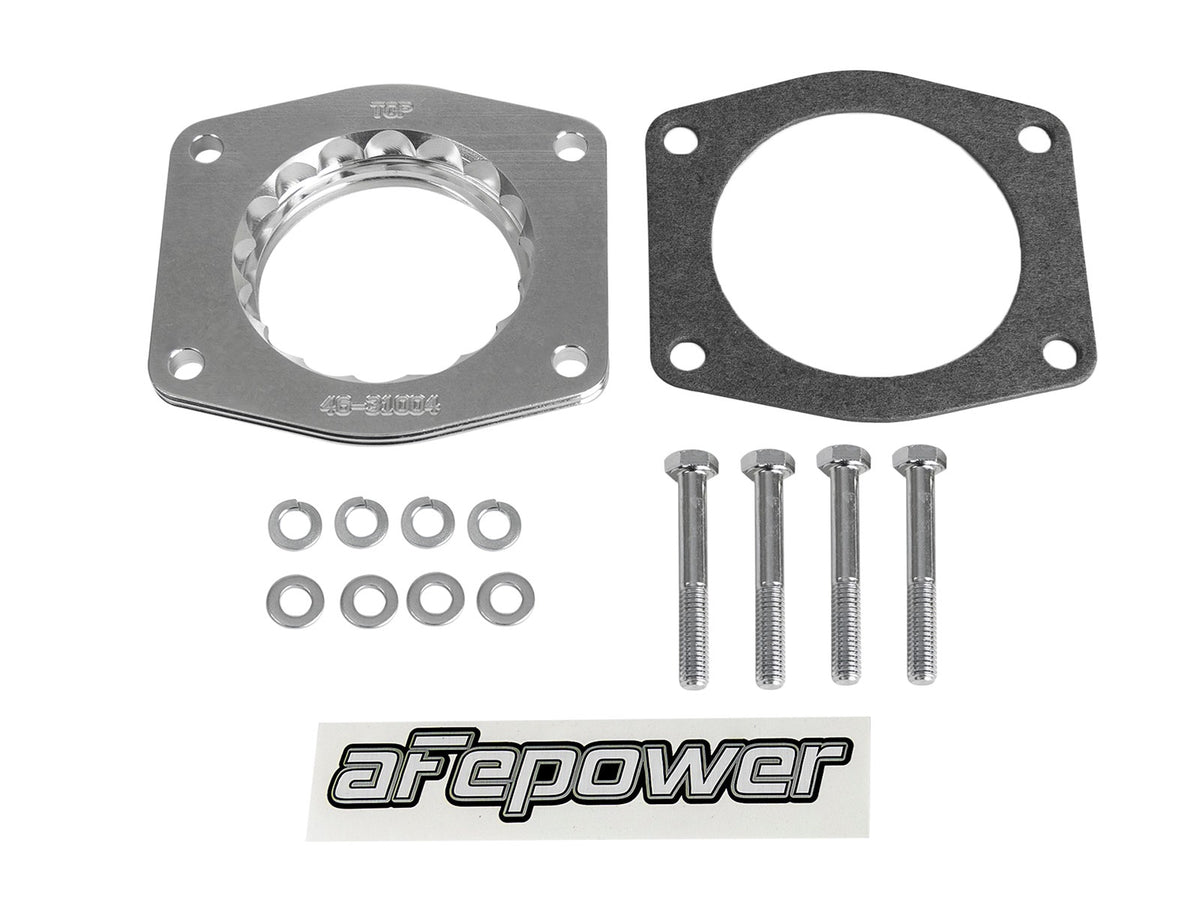 aFe Silver Bullet Throttle Body Spacers BMW M3 (E36) 92-99 L6 3.0/3.2L *96-99 3.2L - 50 State Legal* - 46-31004