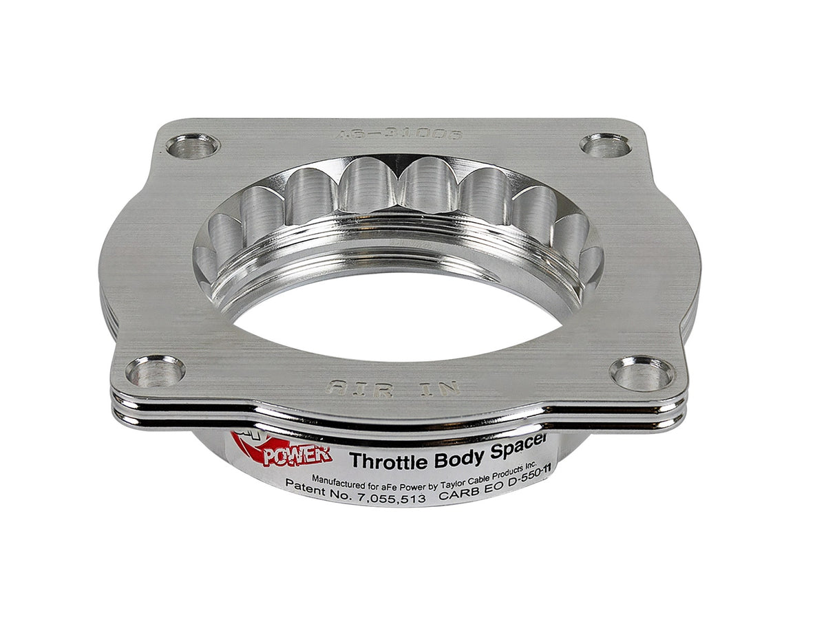 aFe Silver Bullet Throttle Body Spacers TBS BMW 5 Series (E60) 06-10 V8-4.8L - 46-31006