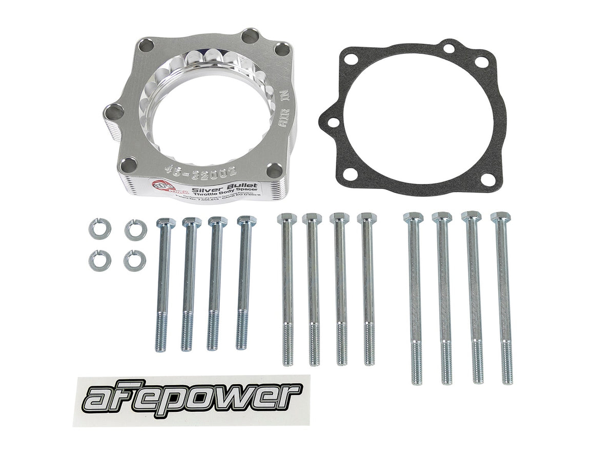 aFe Silver Bullet Throttle Body Spacers TBS Dodge Ram 03-08 V8-5.7L (Works w/ 5x-10382 only) - 46-32002