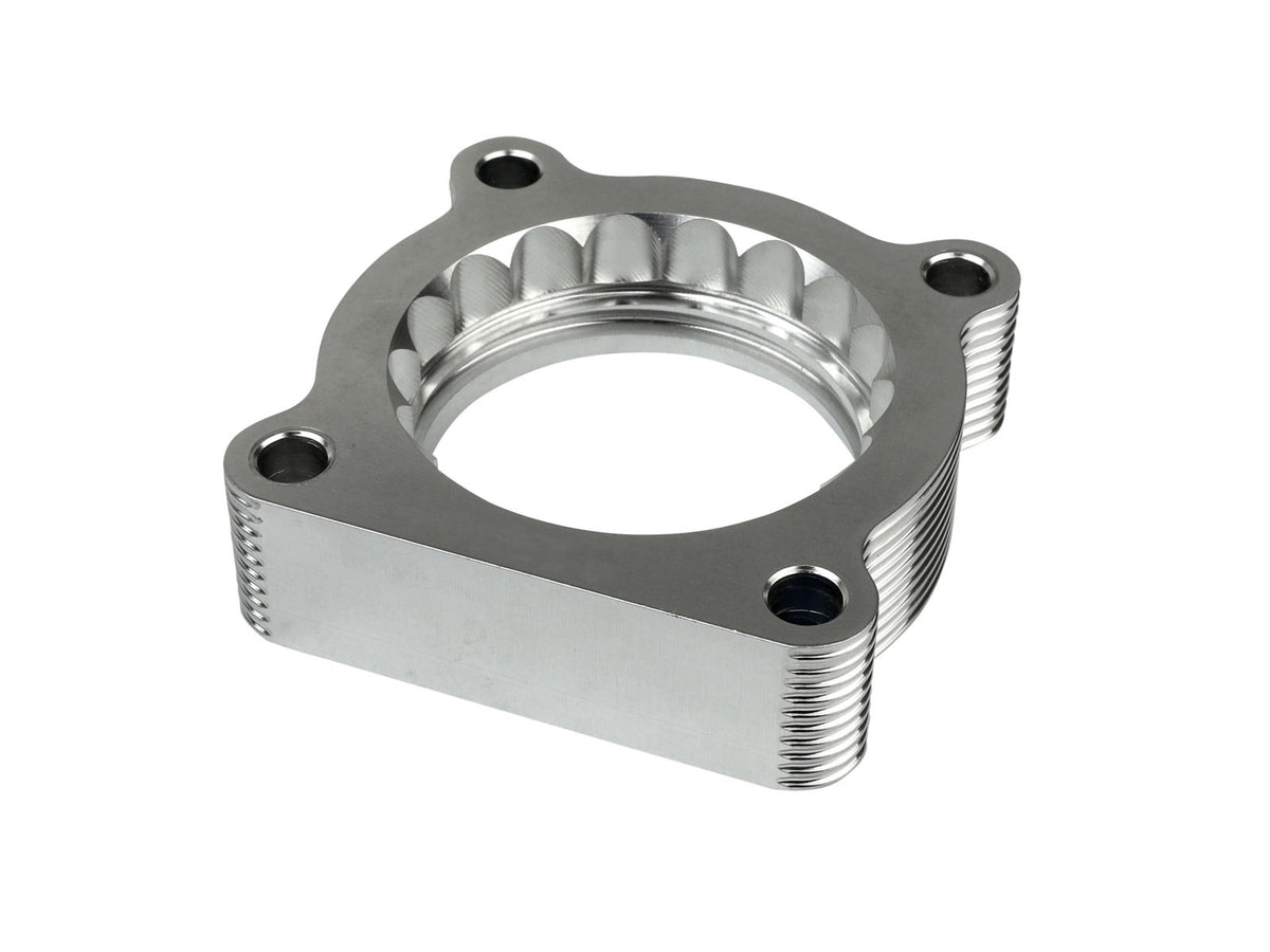 aFe 07-12 Dodge 1500 / 07-12 Dodge Dakota V6 3.7L Silver Bullet Throttle Body Spacer - Silver - 46-32010