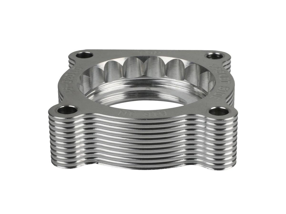 aFe 07-12 Dodge 1500 / 07-12 Dodge Dakota V6 3.7L Silver Bullet Throttle Body Spacer - Silver - 46-32010