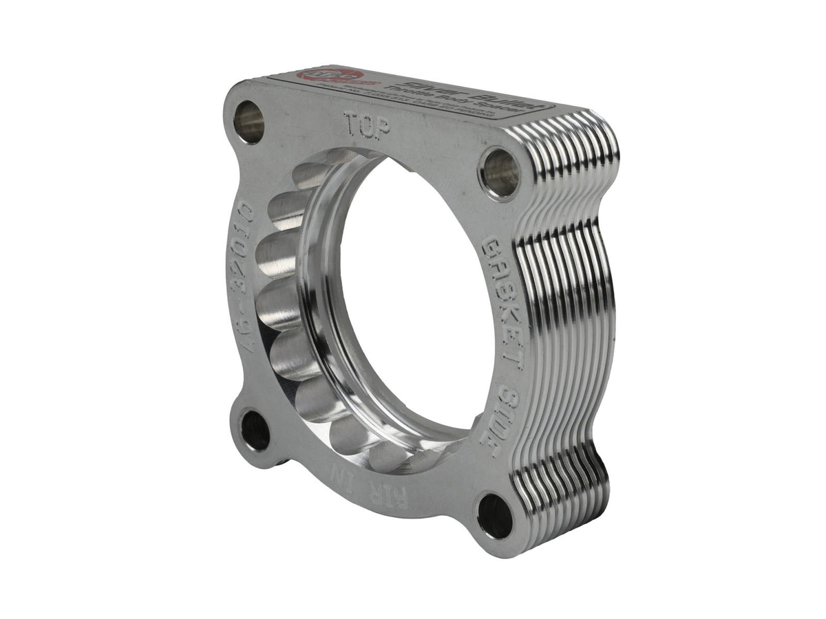 aFe 07-12 Dodge 1500 / 07-12 Dodge Dakota V6 3.7L Silver Bullet Throttle Body Spacer - Silver - 46-32010