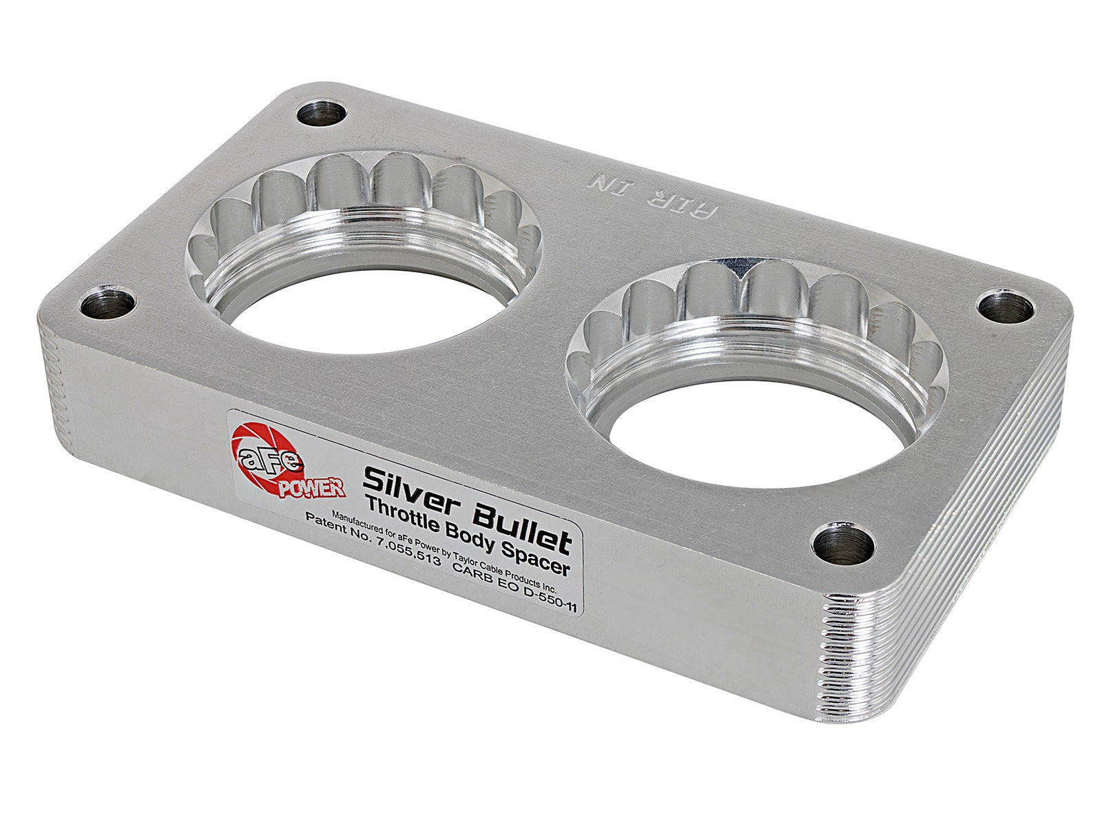 aFe Silver Bullet Throttle Body Spacers TBS Ford Trucks 99-04 V10-6.8L - 46-33005