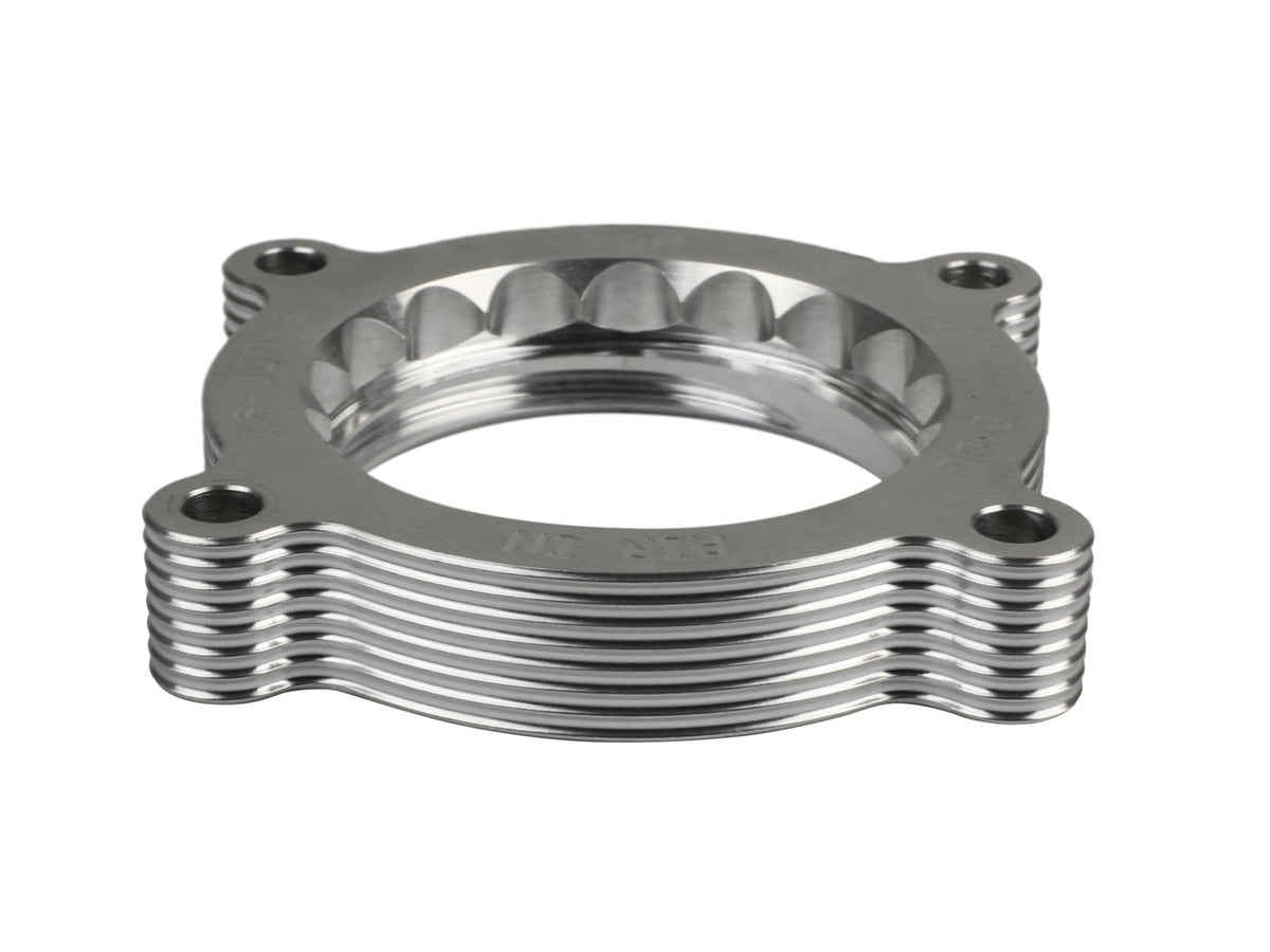 aFe 11-14 Ford Mustang/ 11-14 Ford F-150 V6 3.7L Silver Bullet Throttle Body Spacer - Silver - 46-33016