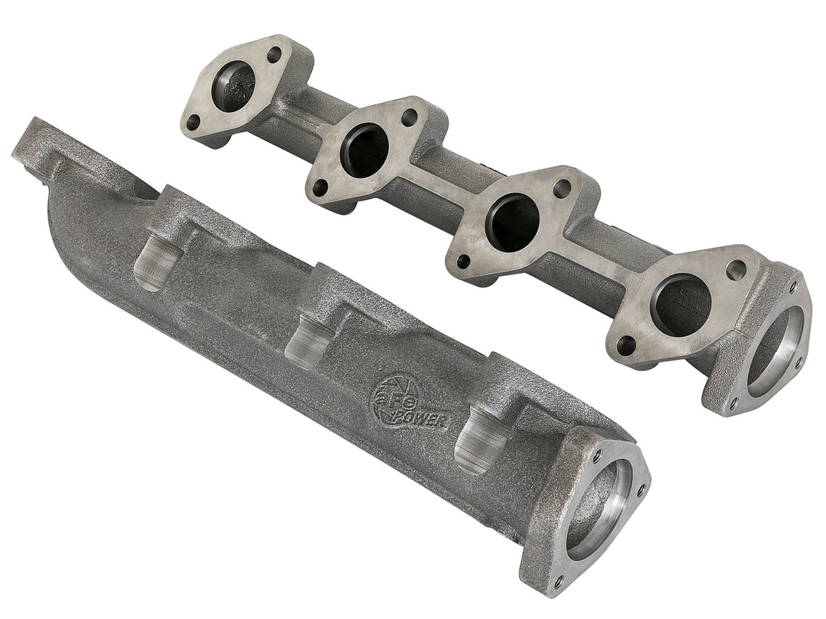 aFe BladeRunner Ported Ductile Iron Exhaust Manifold 08-10 Ford Diesel Trucks V8 6.4L (td) - 46-40124