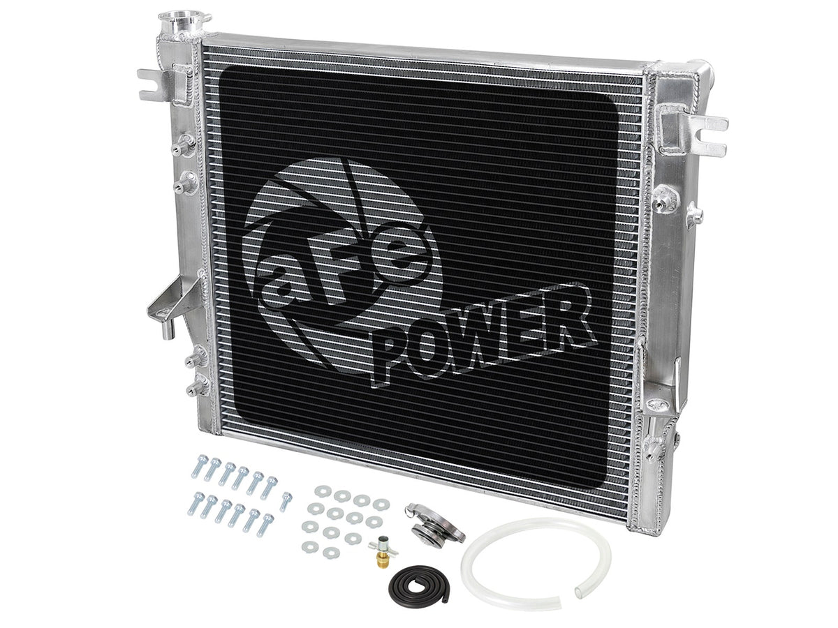 aFe BladeRunner Street Series Tube & Fin Aluminum Radiator 07-18 Jeep Wrangler (JK) V6-3.6L/3.8L - 46-52001