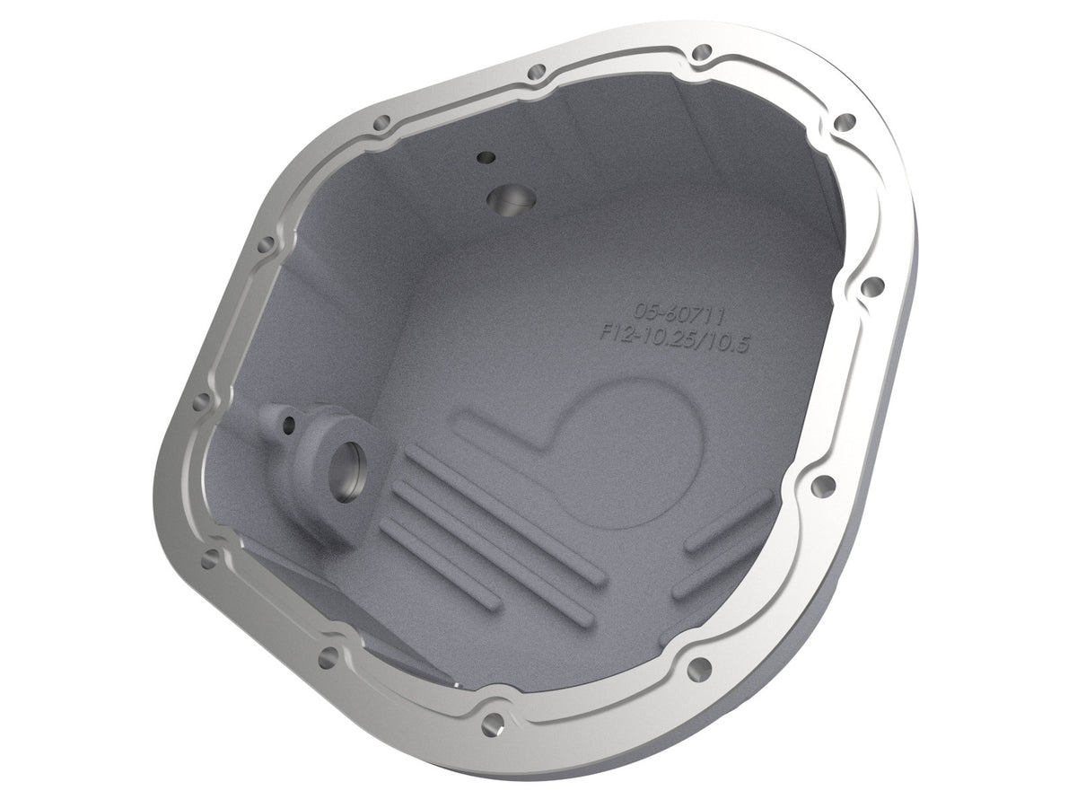 afe Rear Differential Cover (Raw; Street Series); Ford Diesel Trucks 86-13 V8 (td) - 46-70020