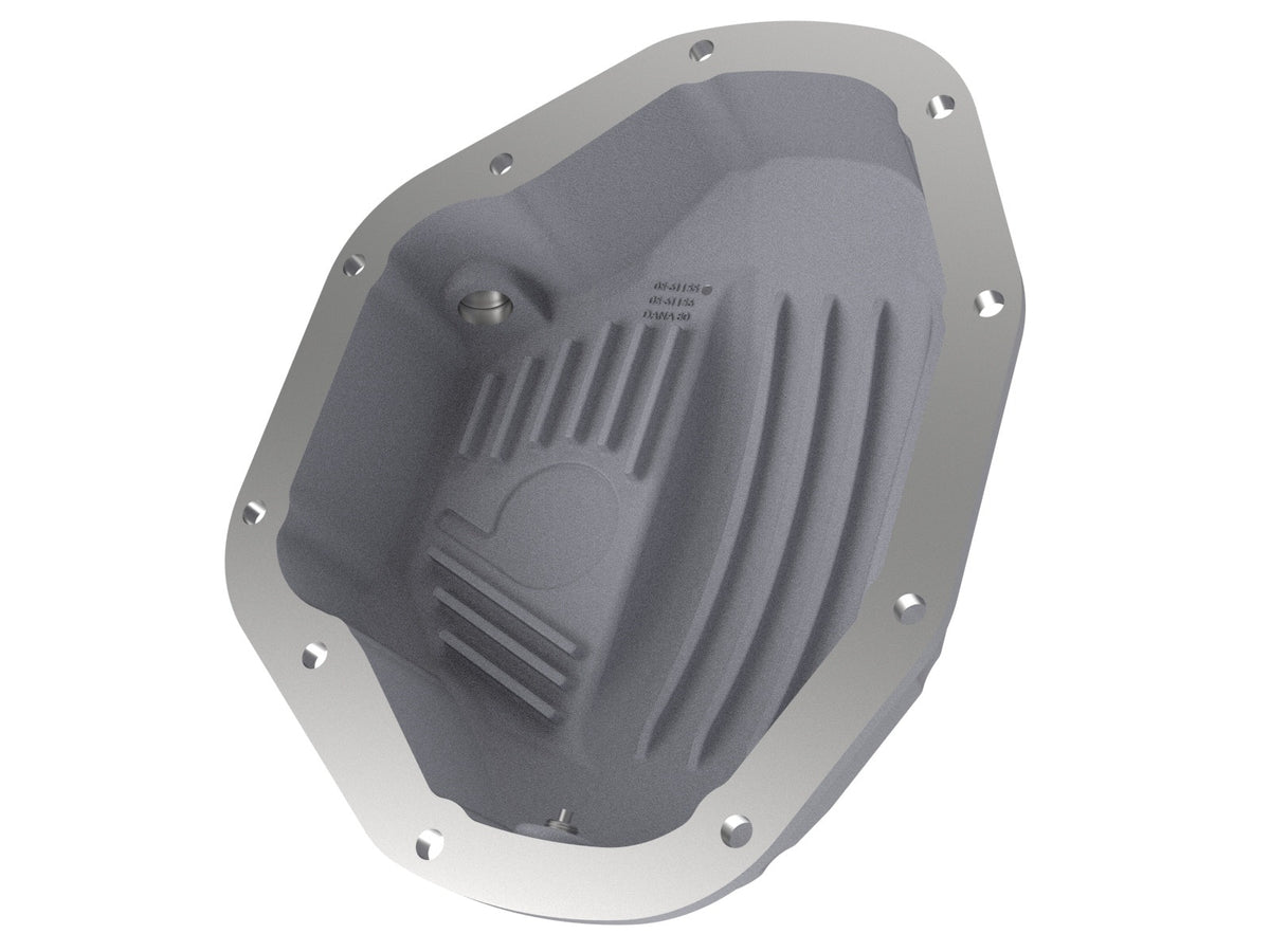afe Rear Differential Cover (Raw; Street Series); Dodge Diesel Trucks 94-02 L6-5.9L (td) - 46-70030