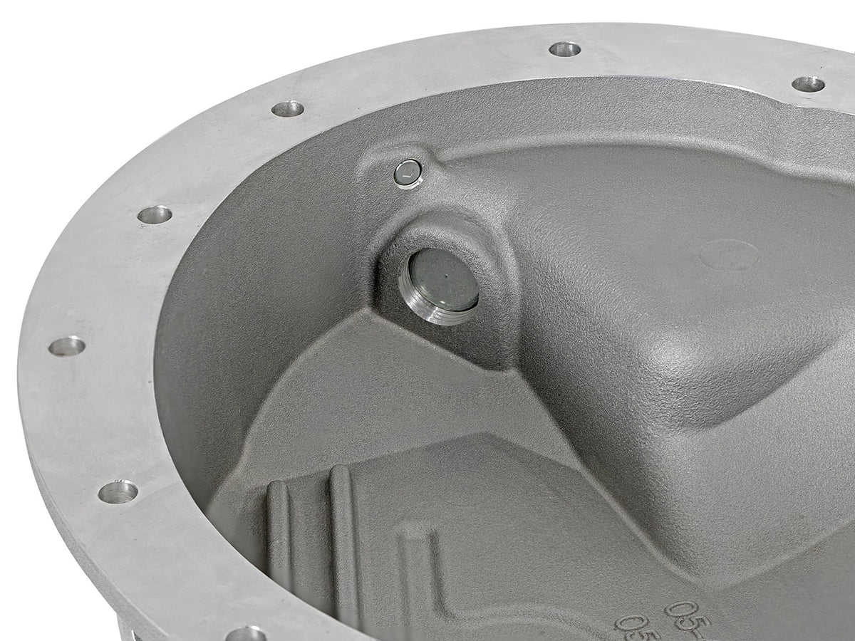 afe Front Differential Cover (Raw; Street Series); Dodge Diesel Trucks 03-12 L6-5.9/6.7L (td) - 46-70040