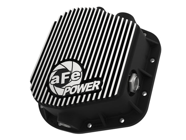 aFe Power Rear Differential Cover (Machined) 12 Bolt 9.75in 11-13 Ford F-150 EcoBoost V6 3.5L (TT) - 46-70152