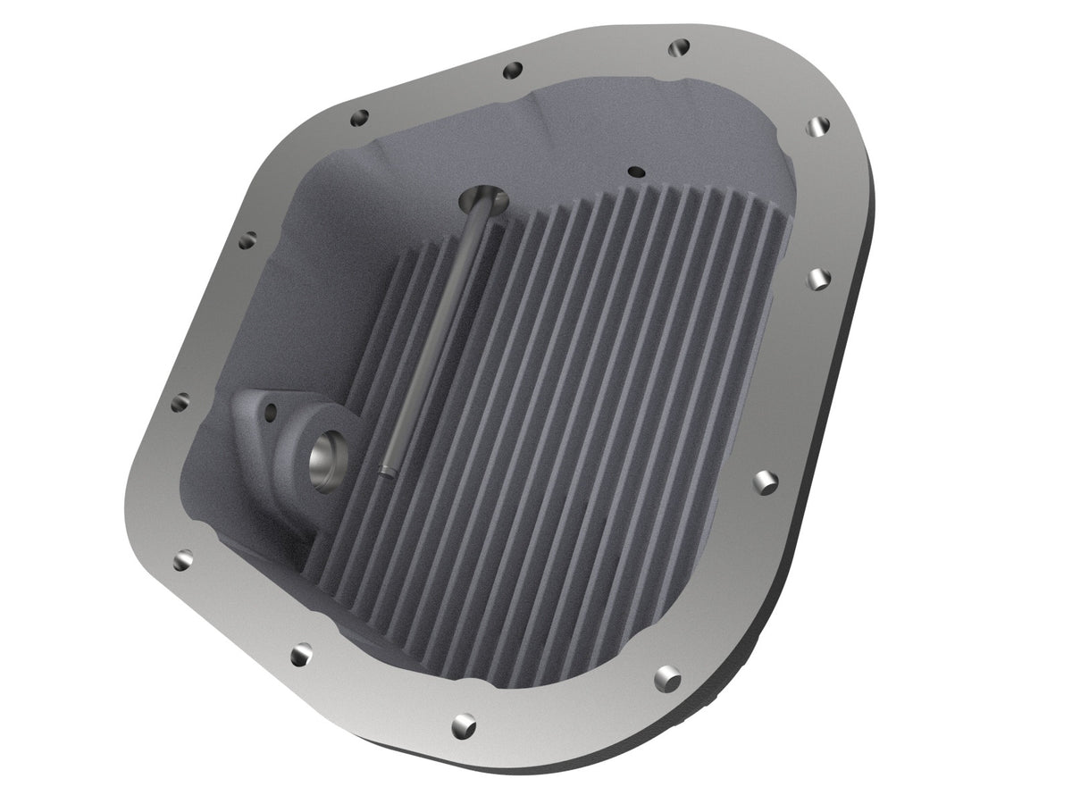 aFe Power Rear Differential Cover (Machined) 12 Bolt 9.75in 11-13 Ford F-150 EcoBoost V6 3.5L (TT) - 46-70152