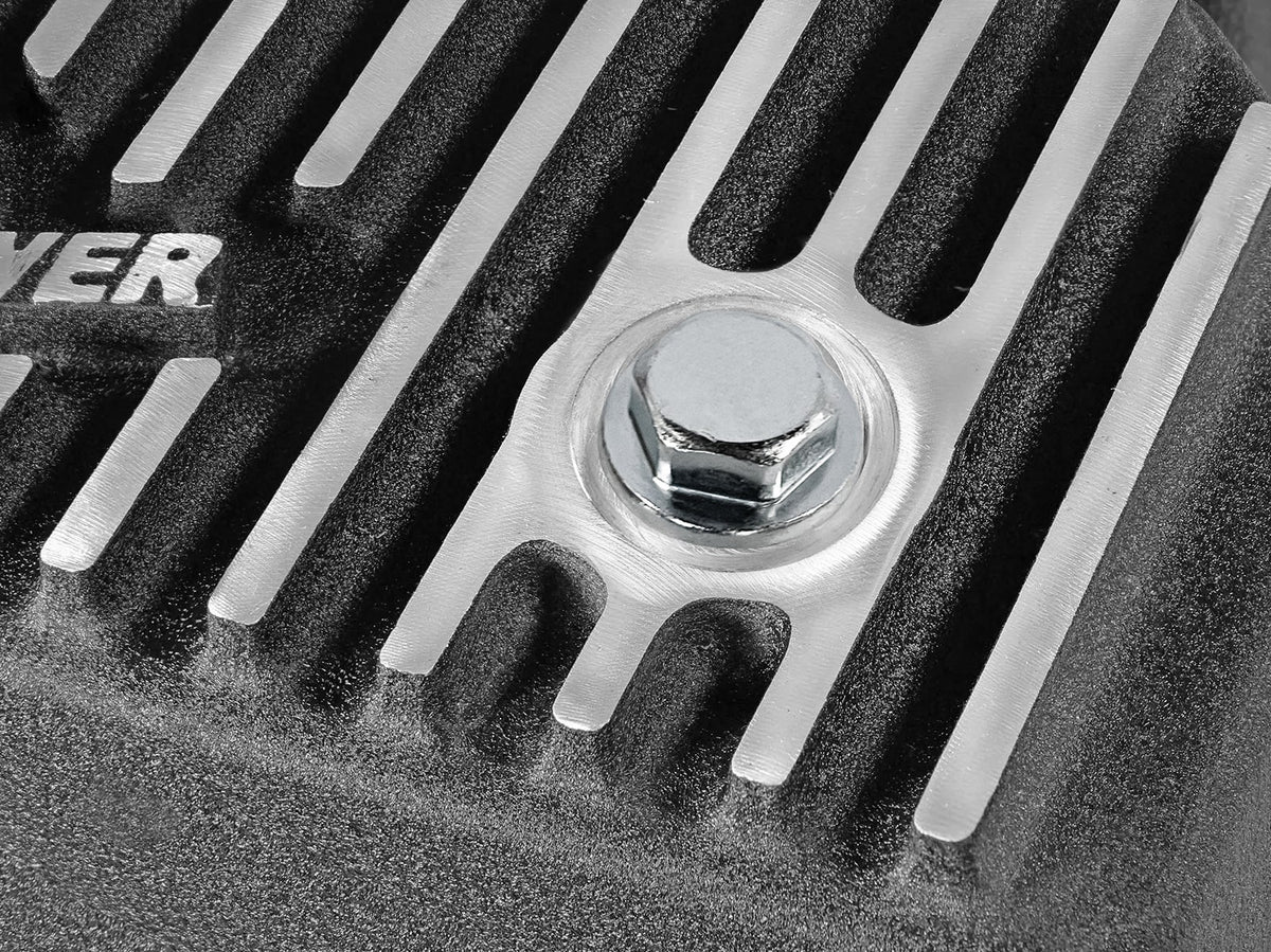 AFE Engine Oil Pan Black Machined; 14-16 Dodge RAM 1500 EcoDiesel 3.0L V6 (td) - 46-70282