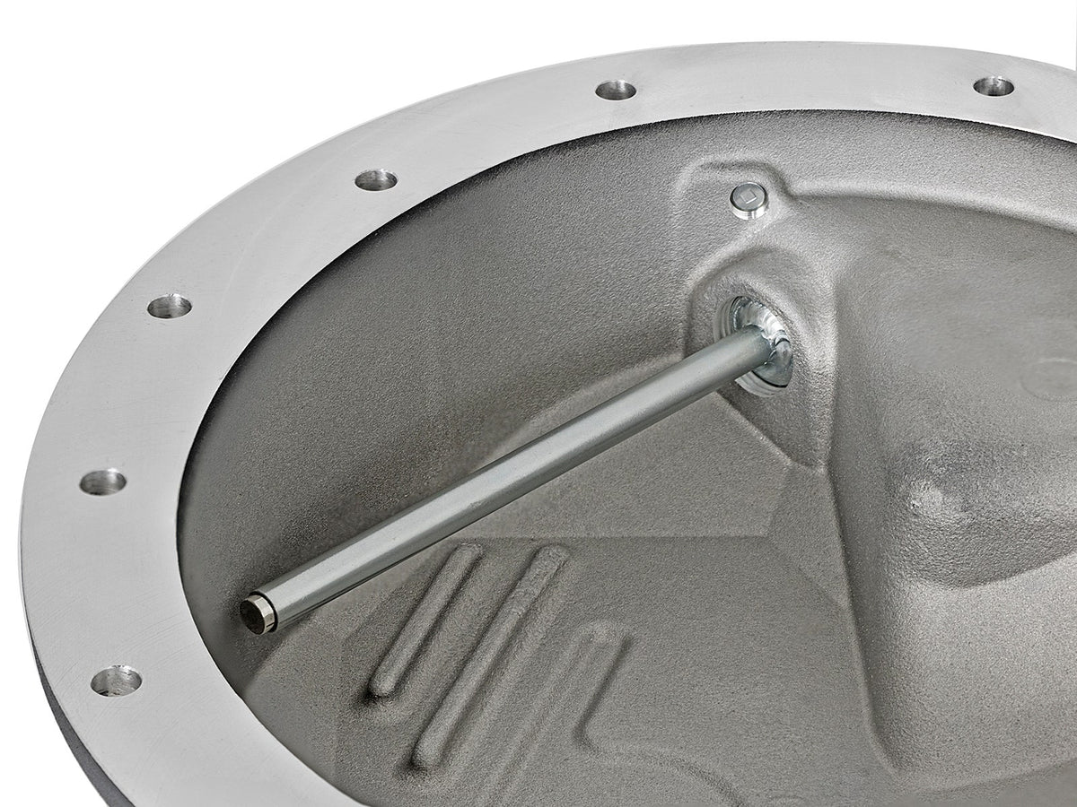 aFe Power Pro Series Rear Differential Cover Black w/Machined Fins 16-17 Nissan Titan XD(AAM 9.5-14) - 46-70362