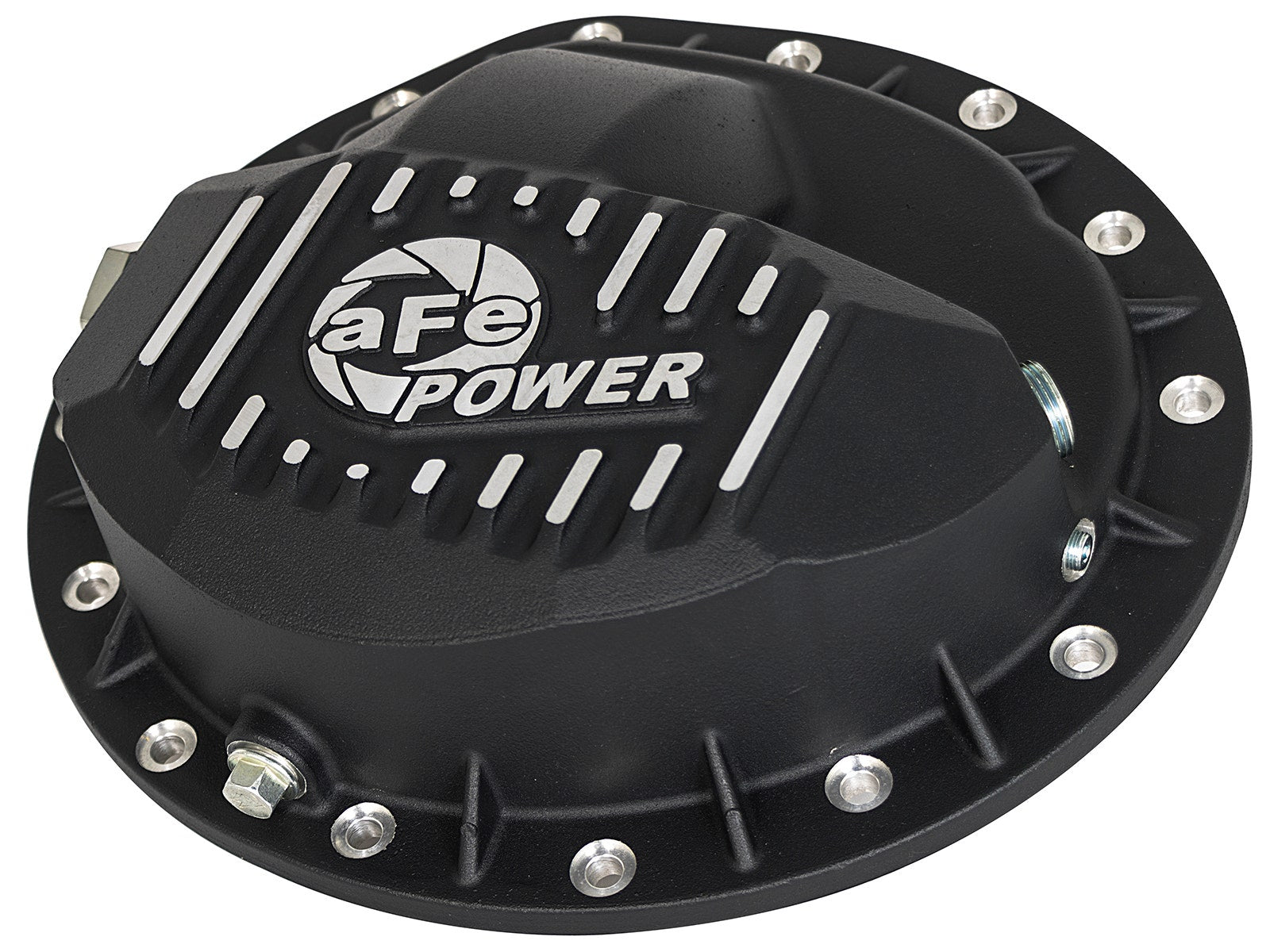 aFe Power Pro Series Rear Differential Cover Black w/ Machined Fins 99-13 GM Trucks (GM 9.5-14) - 46-70372