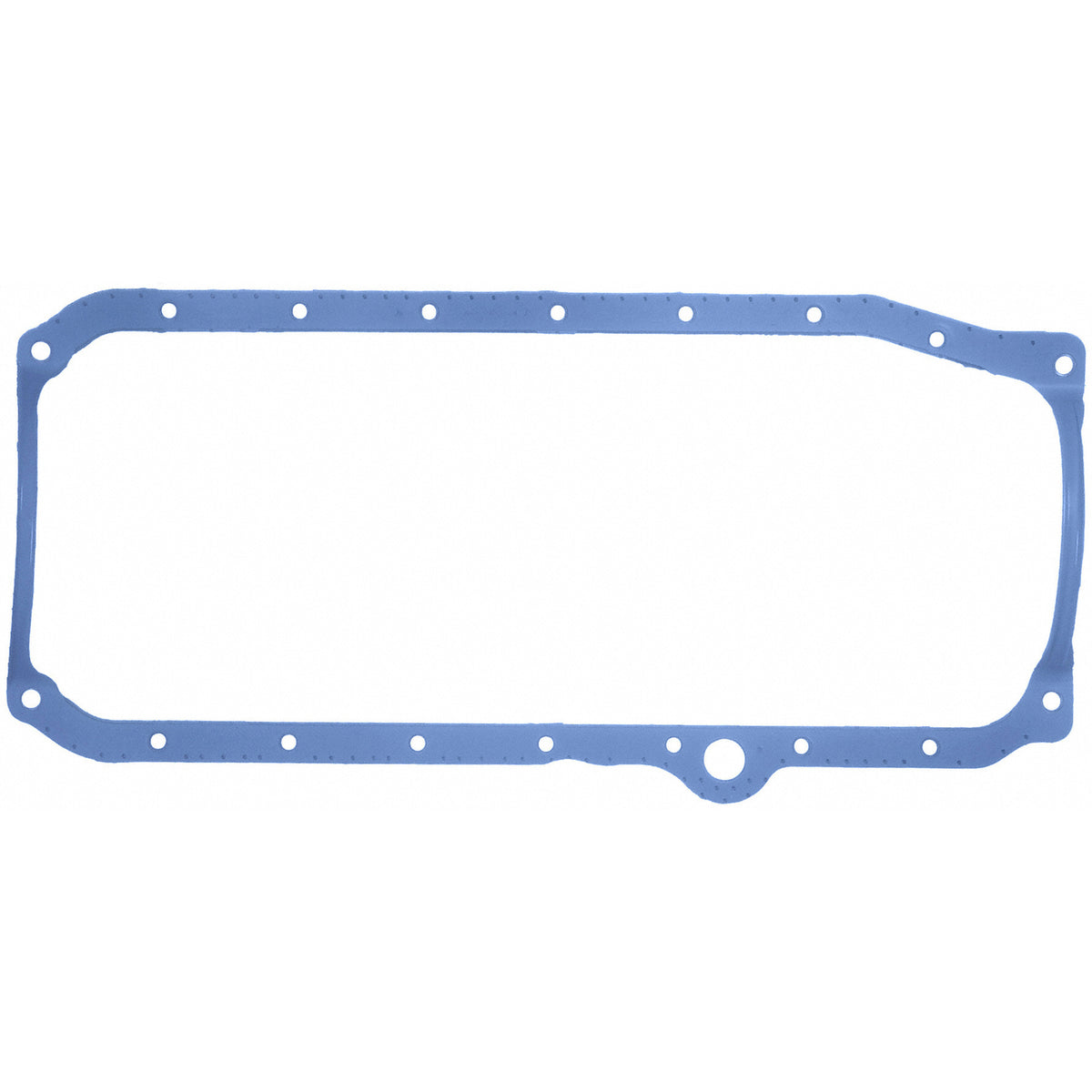Fel-Pro Chevy 5.0/5.7 1-piece w/rigid carrier Oil Pan Gasket Set Molded Rubber - 1886 - front view