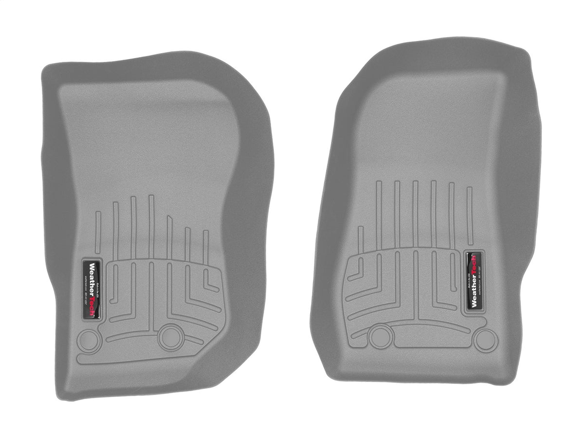 Weathertech - FloorLiner™ DigitalFit® Gray Front & Rear Set 14-18 Jeep Wrangler - 46573-1-3IM