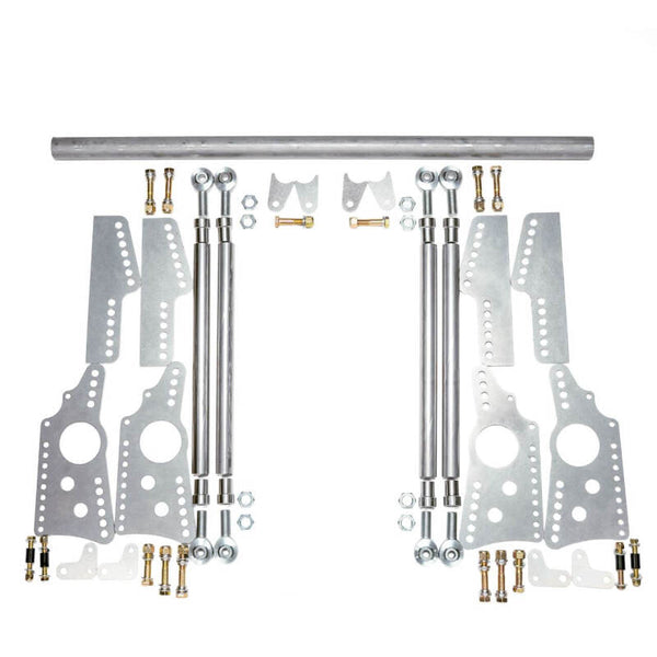 QA1 Heavy Duty Pro Rear Drag 4-Link Component Kit - 7838-1067 by QA1 - front view