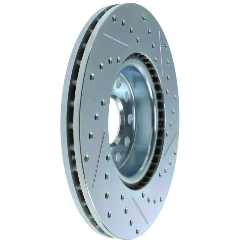 StopTech Select Sport 06-17 Volkswagen Jetta Slotted &amp; Drilled Front Right Rotor - 227.33098R