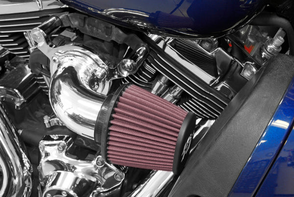K&N 01-15 Harley-Davidson Touring 96 / 103 / 08-15 Bright Aircharger Performance Intake - 63-1131P for 2008-2016 Harley-David