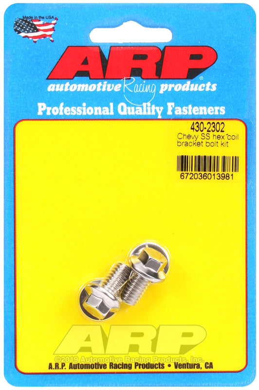 ARP Chevy SS Hex Coil Bracket Bolt Kit - 430-2302 by ARP