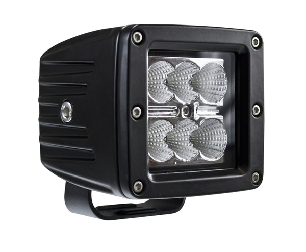 Hella Value Fit 3.1in - 18W Cube Flood Beam - LED Light - 357204051 by Hella - front view