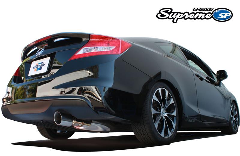 GReddy 12-15 Honda Civic Si Coupe 76mm Supreme SP Cat-Back Exhaust - 10158209