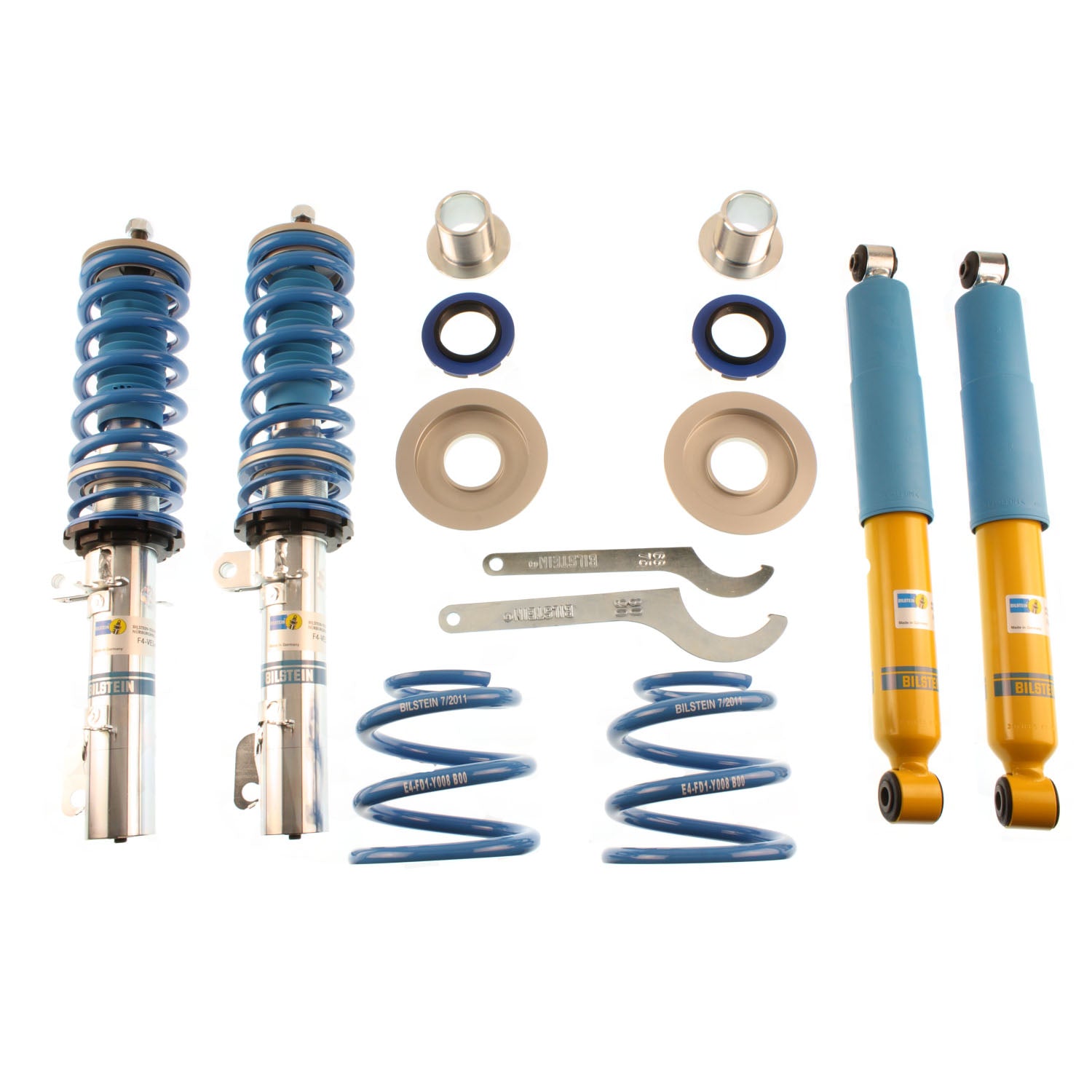 Bilstein B14 2000 Audi TT Quattro Base Front and Rear Performance Suspension System - 47-080416