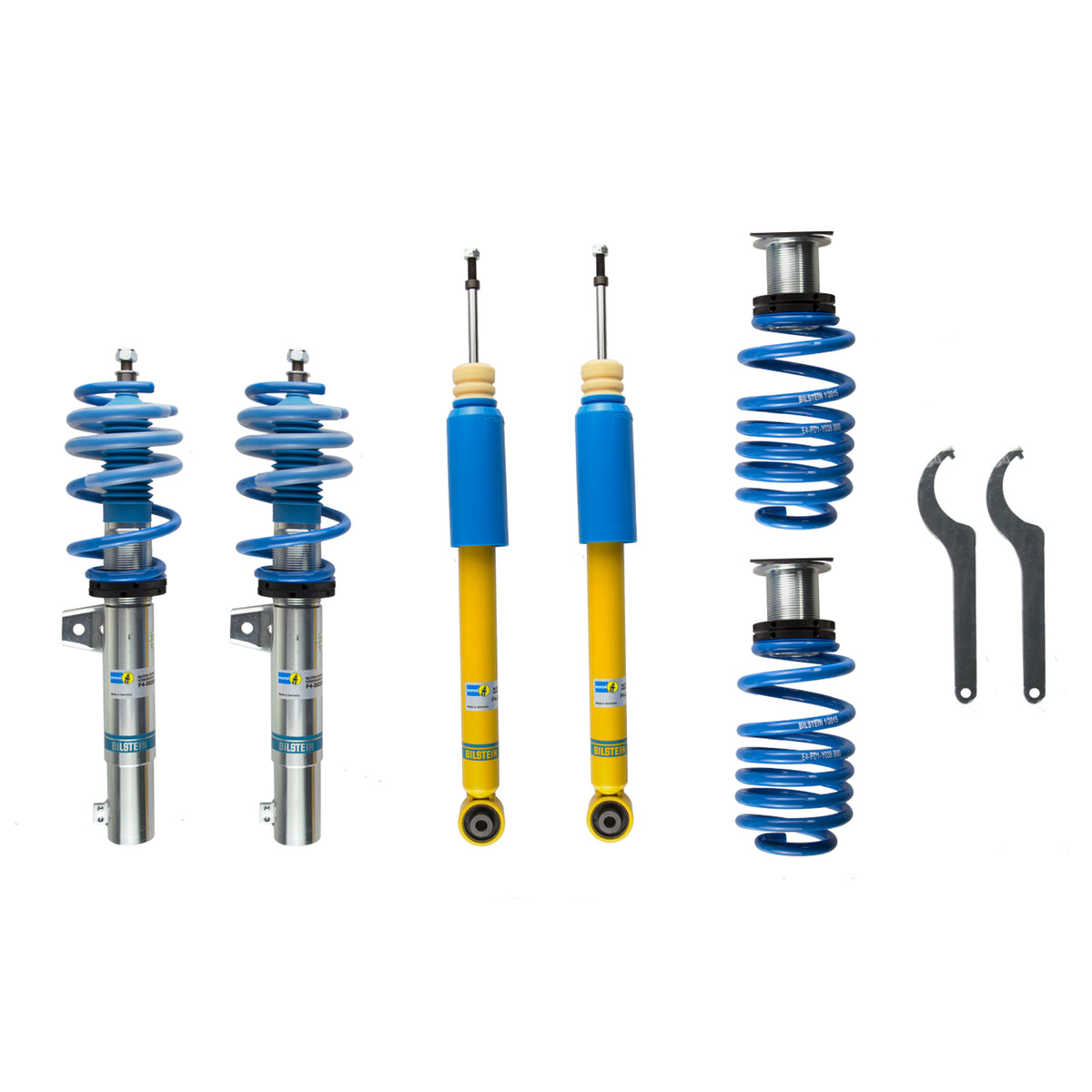 Bilstein B14 (PSS) Front & Rear Performance Sus System 2015 VW Golf w/ 50mm Outside Dia Strut - 47-229945