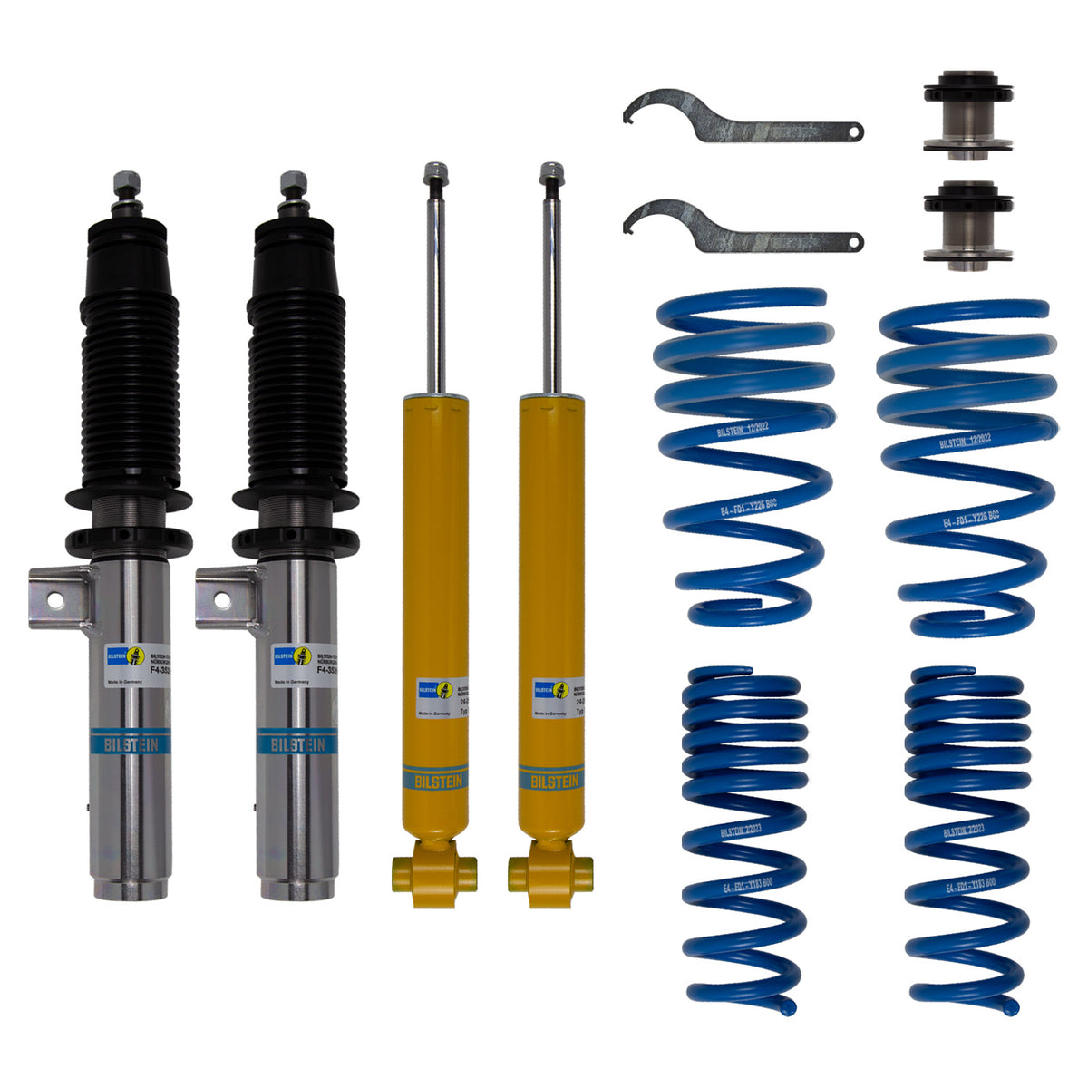 Bilstein B14 (PSS) 13-15 BMW 320xi / 13-04 328xi / 15 435xi Front & Rear Performance Suspension Sys - 47-264625