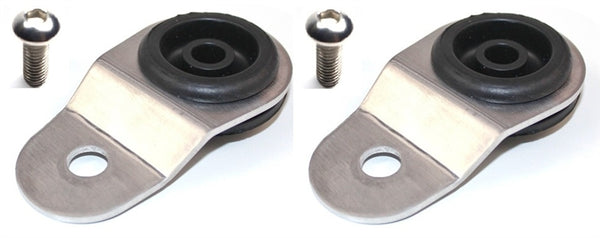 Torque Solution Radiator Mount Combo with Inserts (Silver) : Mitsubishi Evolution 7/8/9 - TS-EV-010IC for 2005-2006 Mitsubish