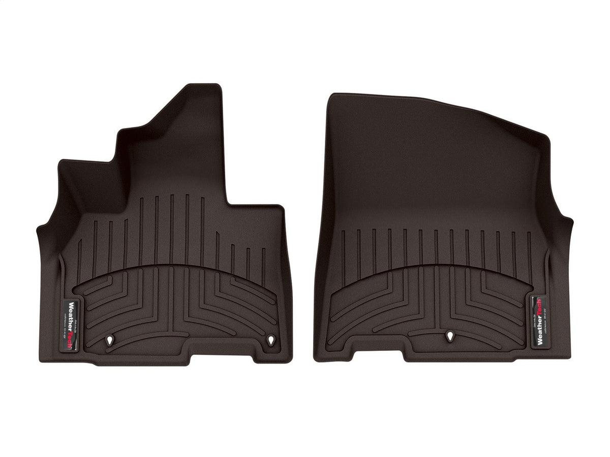 Weathertech - FloorLiner™ DigitalFit® Cocoa Front, Rear & Third Row Set 22-26 Kia Carnival - 471672-1-2-5