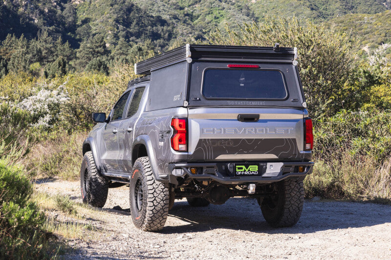 DV8 Offroad 23-26 Chevrolet Colorado/GMC Canyon Tube Rear Bumper - Micro Texture Black Powder Coat - RBCS3-04