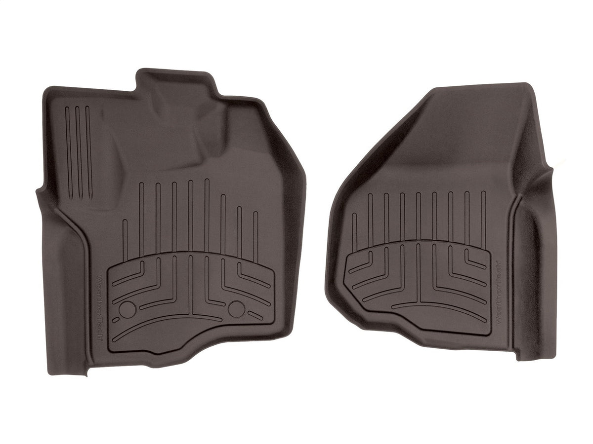 Weathertech - FloorLiner™ HP Cocoa Front & Rear Set 12-16 Ford F-250 / 12-16 Ford F-350 / 12-16 Ford F-450-Super-Duty - 