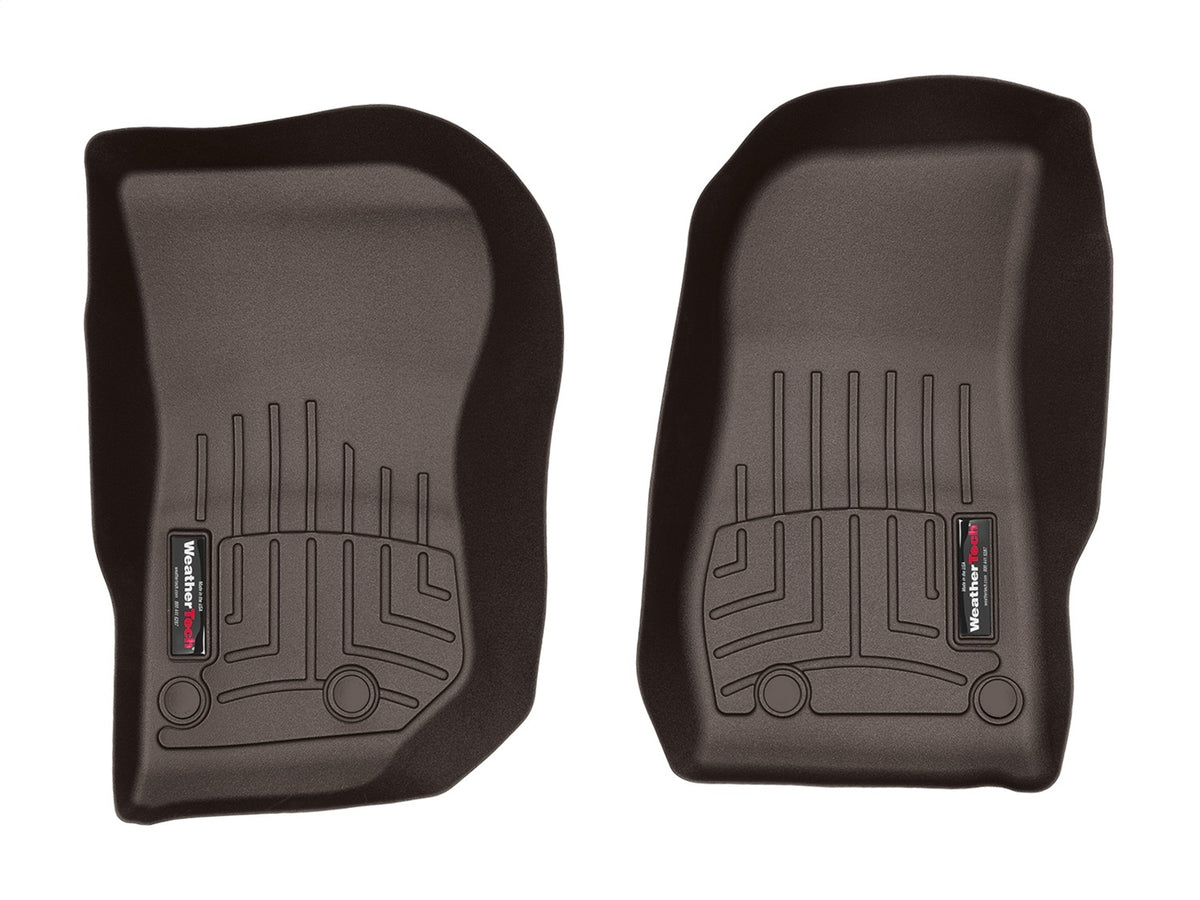 Weathertech - FloorLiner™ DigitalFit® Cocoa Front & Rear Set 14-18 Jeep Wrangler - 47573-1-2IM