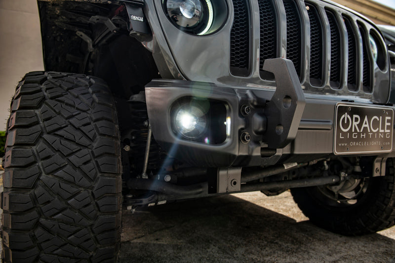 Oracle Jeep Wrangler JK/JL/JT High Performance W LED Fog Lights - ColorSHIFT - Dynamic SEE WARRANTY - 5846-332