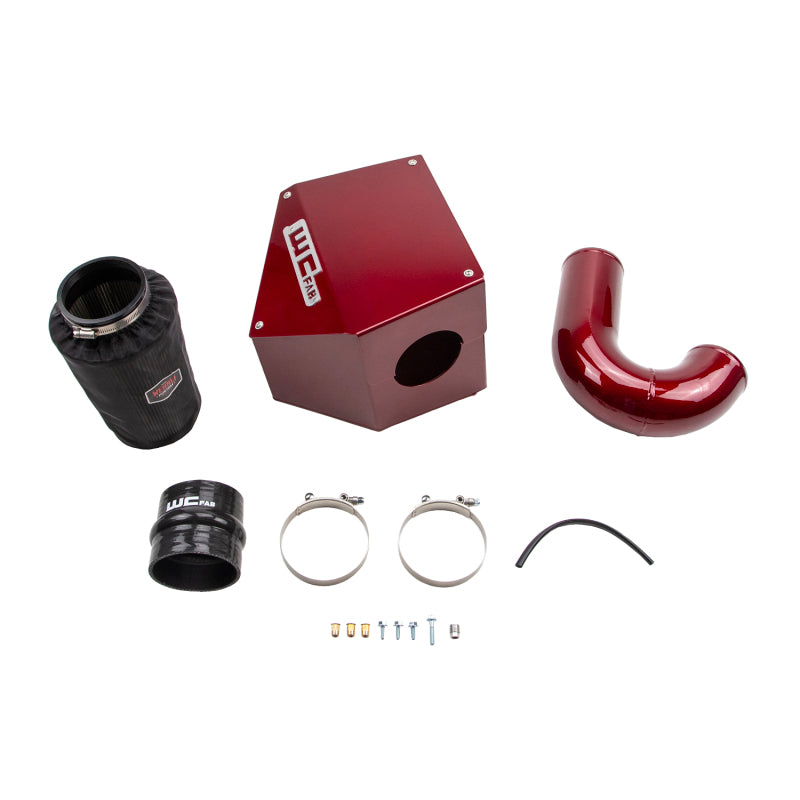 Wehrli 98.5-02 Cummins 5.9L 4in Intake Kit - WCFab Red - WCF100562-RED